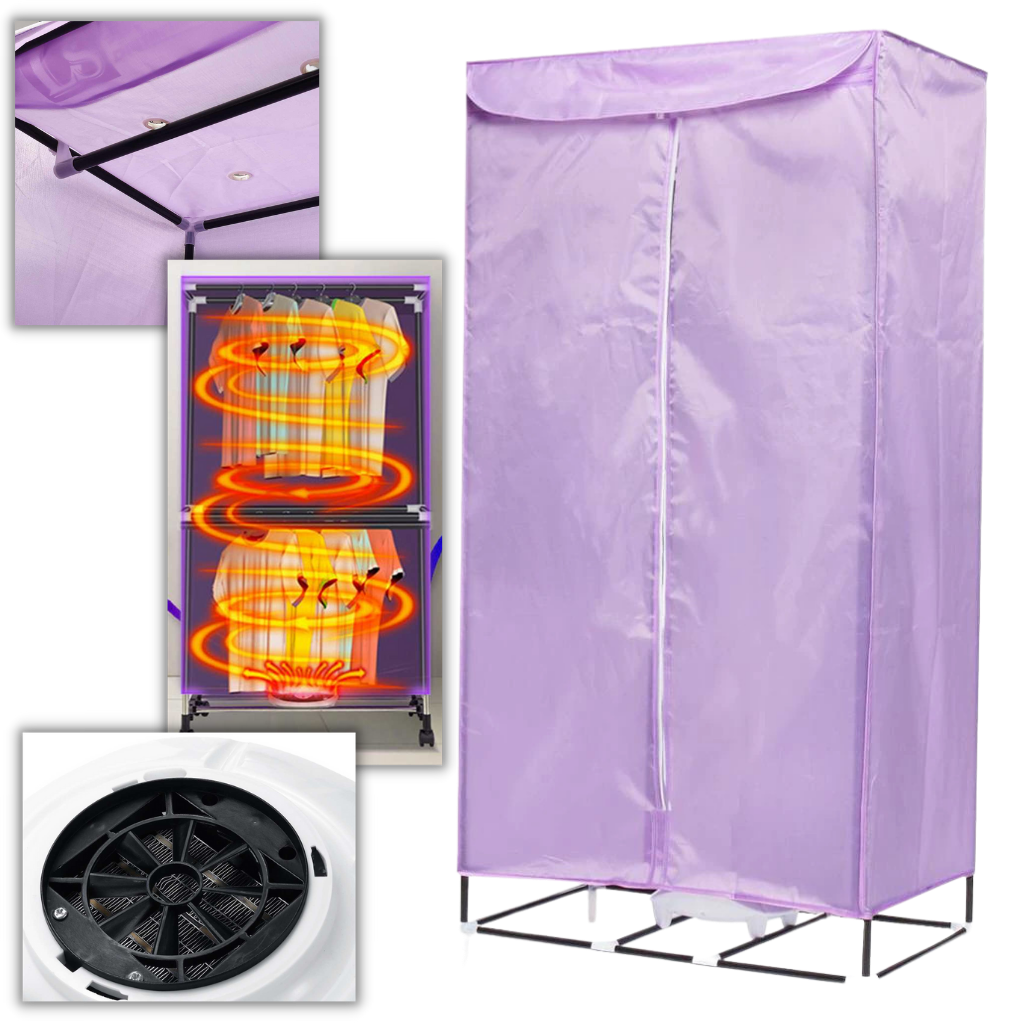 Portable Electric Clothes Dryer & Rack