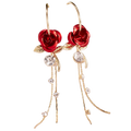 Rose Tassel Earrings