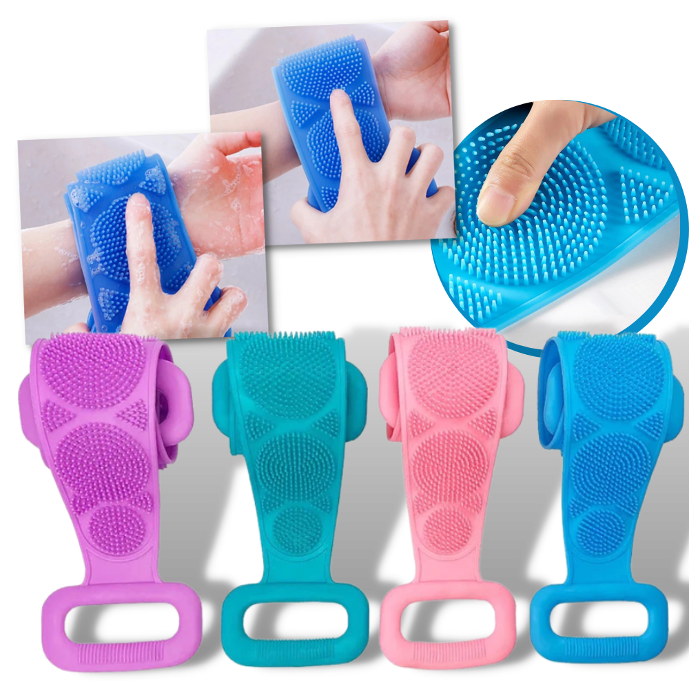 Stretchy Silicone Exfoliating Body Scrubber