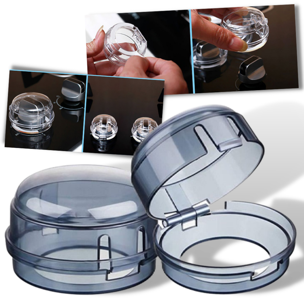 Set of Universal Kitchen Stove Knob Protectors