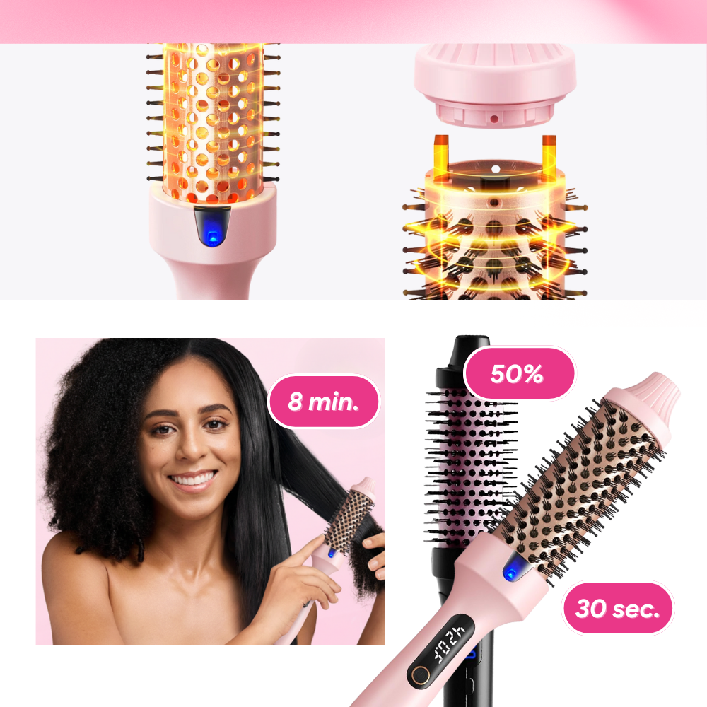 3-in-1 Heated Round Brush