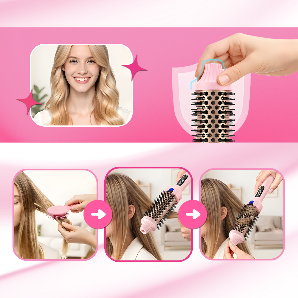 3-in-1 Heated Round Brush