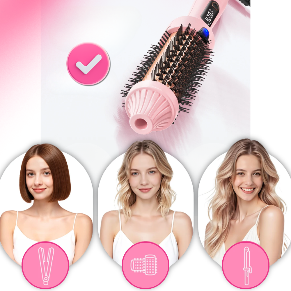 3-in-1 Heated Round Brush
