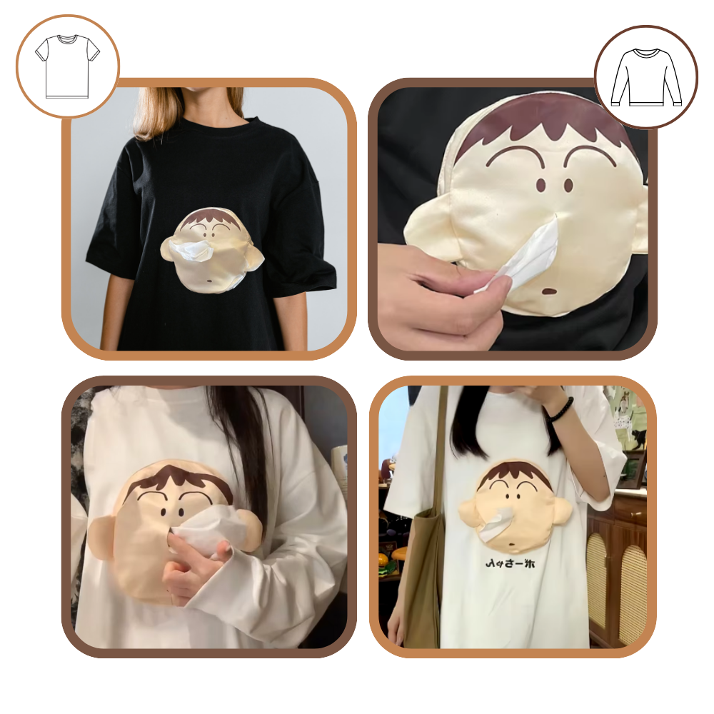 3D Shin Chan Carry Paper Shirt