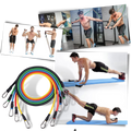 Complete Exercise Resistance Bands Set (11 Pcs)