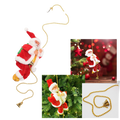 Electric climbing Santa Claus decoration