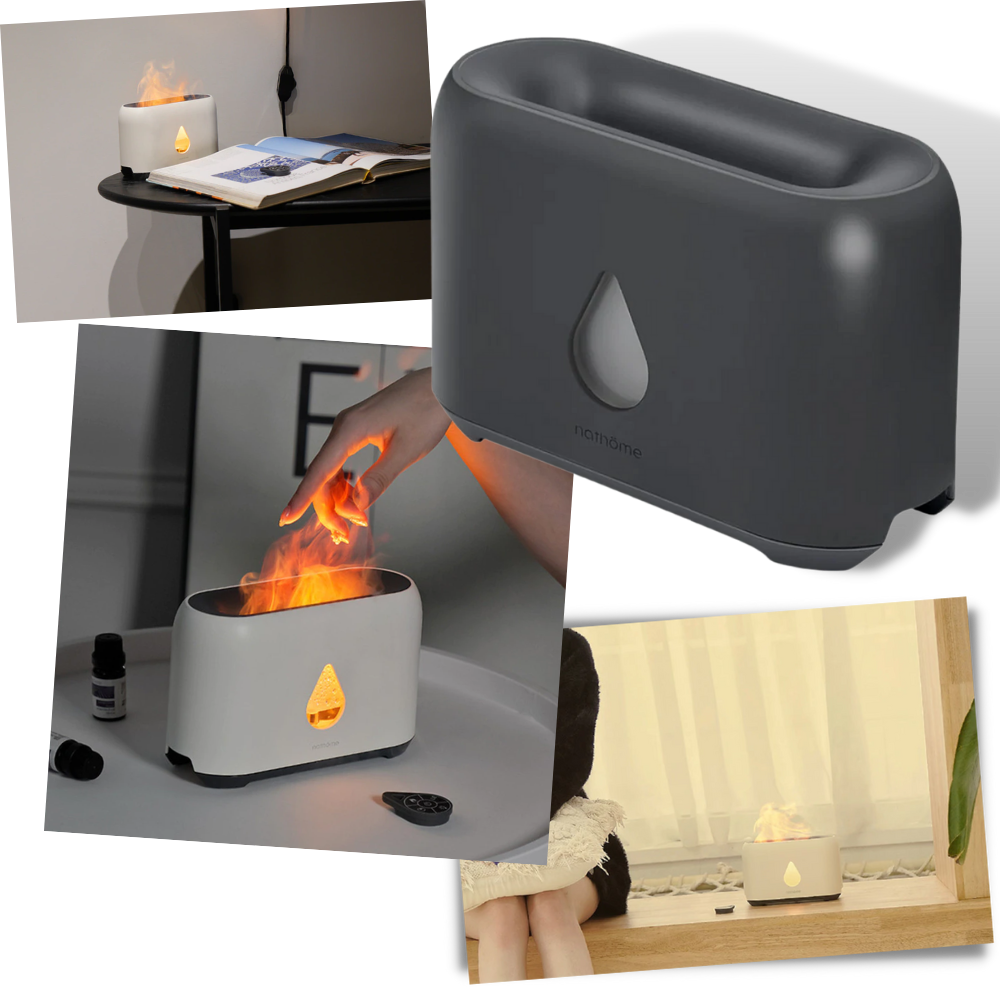 Air Humidifier with Flames Effect