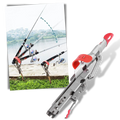 Fishing rod holder with springs
