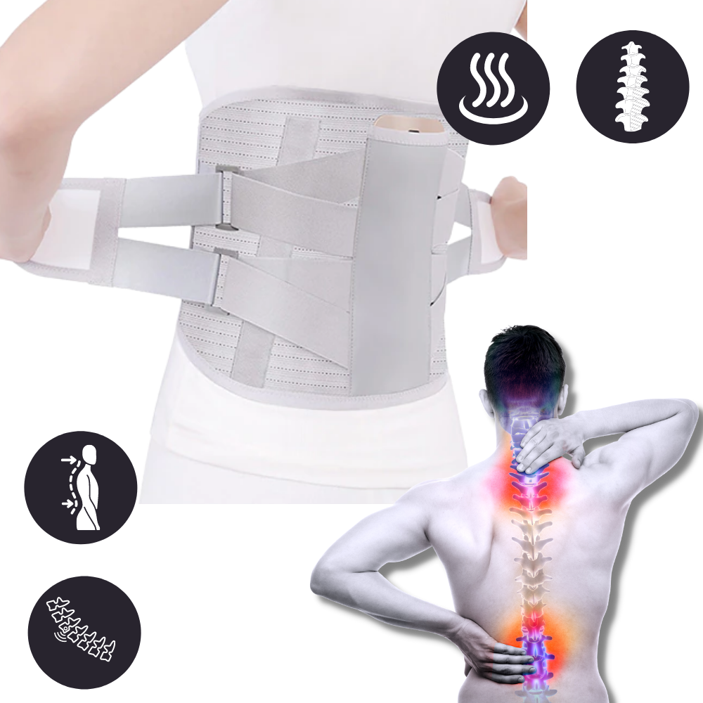 Orthopedic lumbar support belt