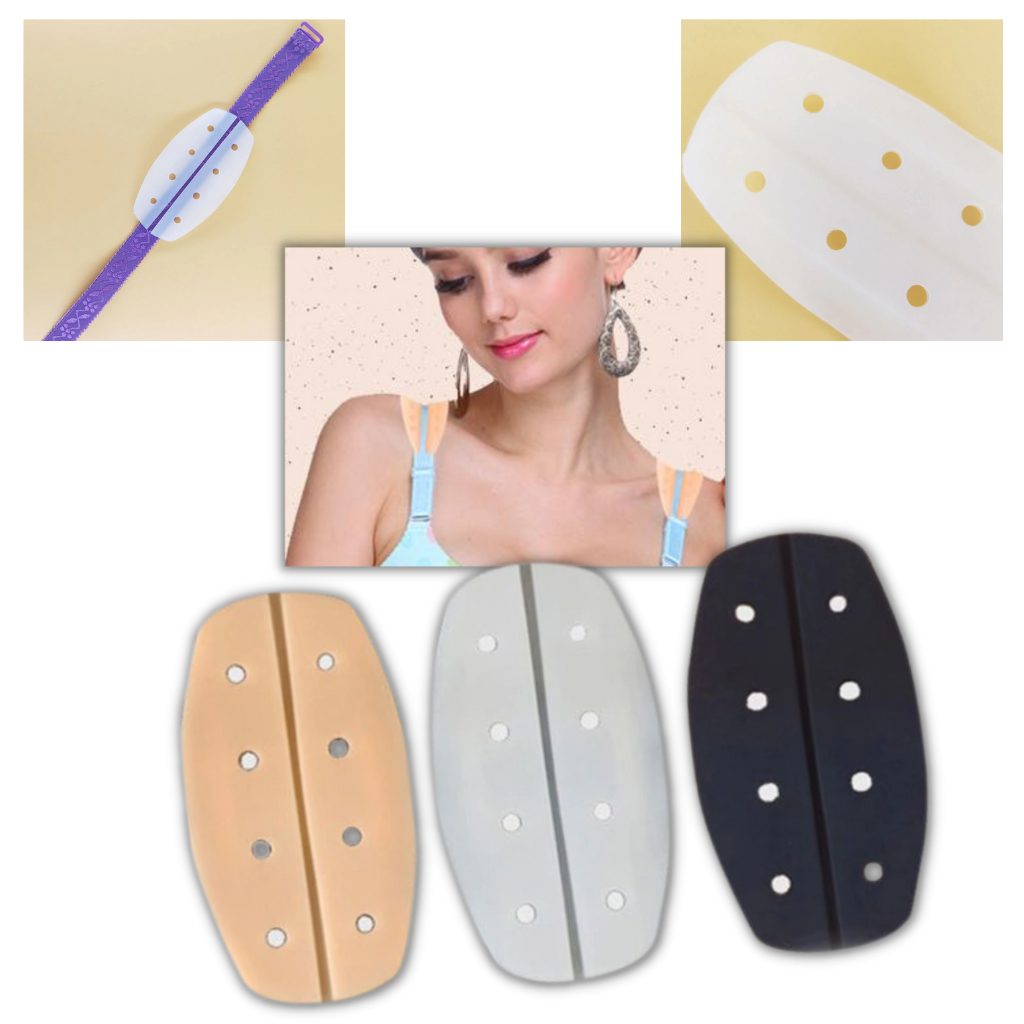 1 Pair of Silicone Slip-proof Bra Strap Protectors