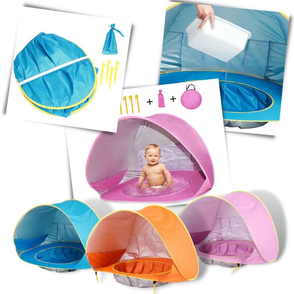 Portable Baby Beach Tent with Mini Pool