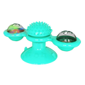 Rotative Windmill Cat Toy With Brush