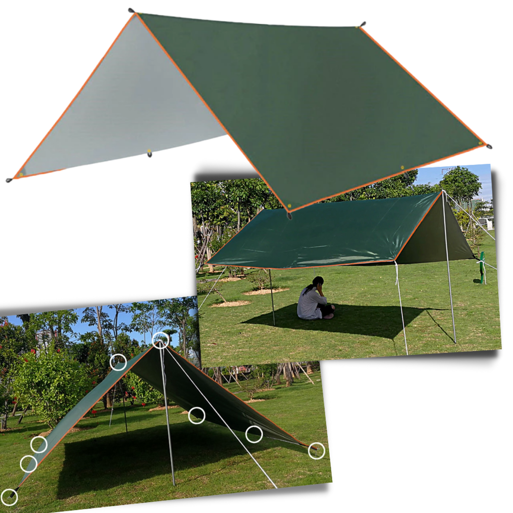 Waterproof Camping Tarp Set