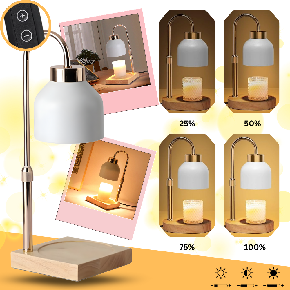 Aesthetic Candle Warm Lamp