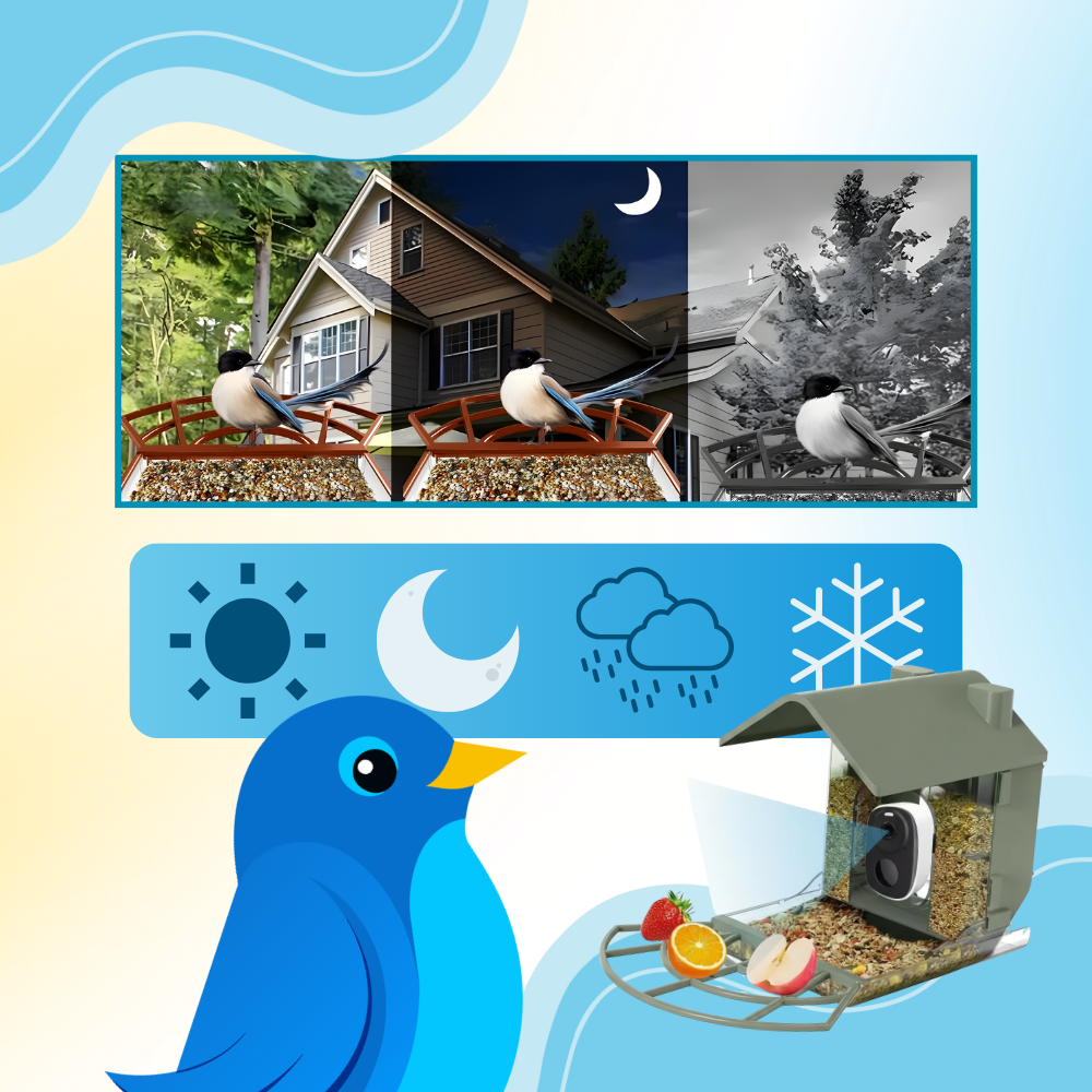 AI Solar Bird Feeder