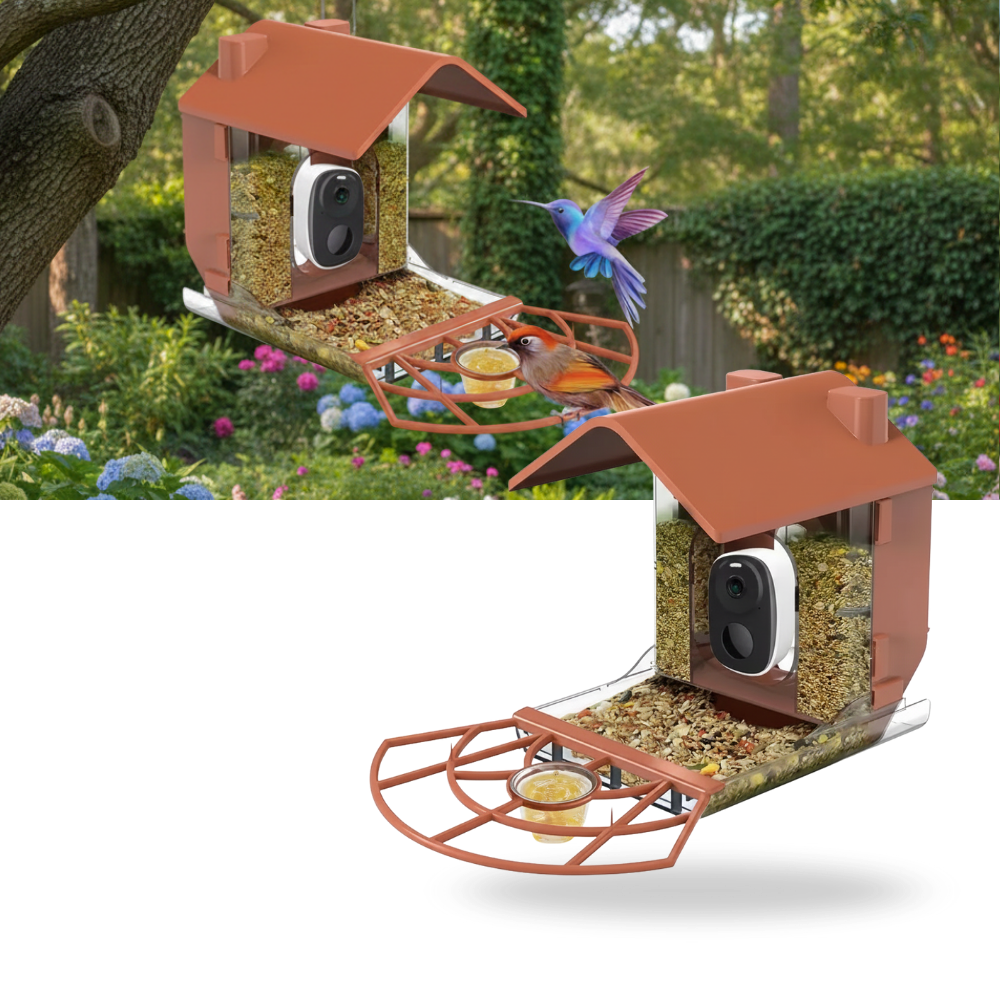 AI Solar Bird Feeder