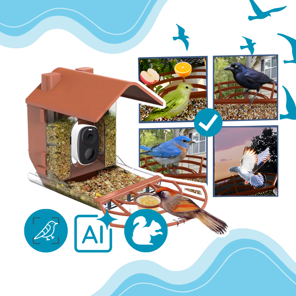 AI Solar Bird Feeder