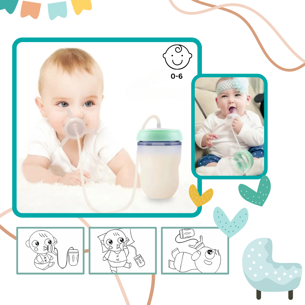 Anti-Colic Valve Self Feeding Bottle