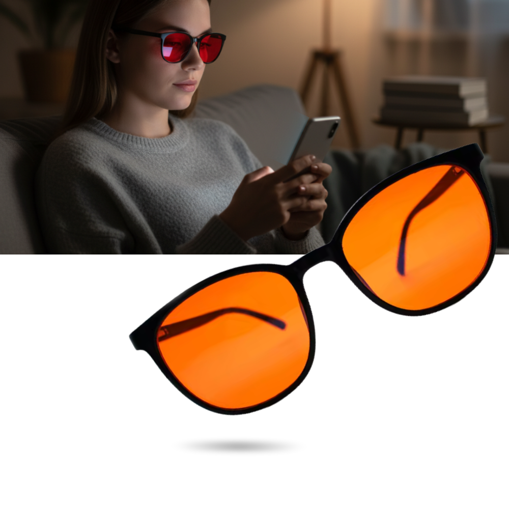 Blue Light Filter Red Glasses