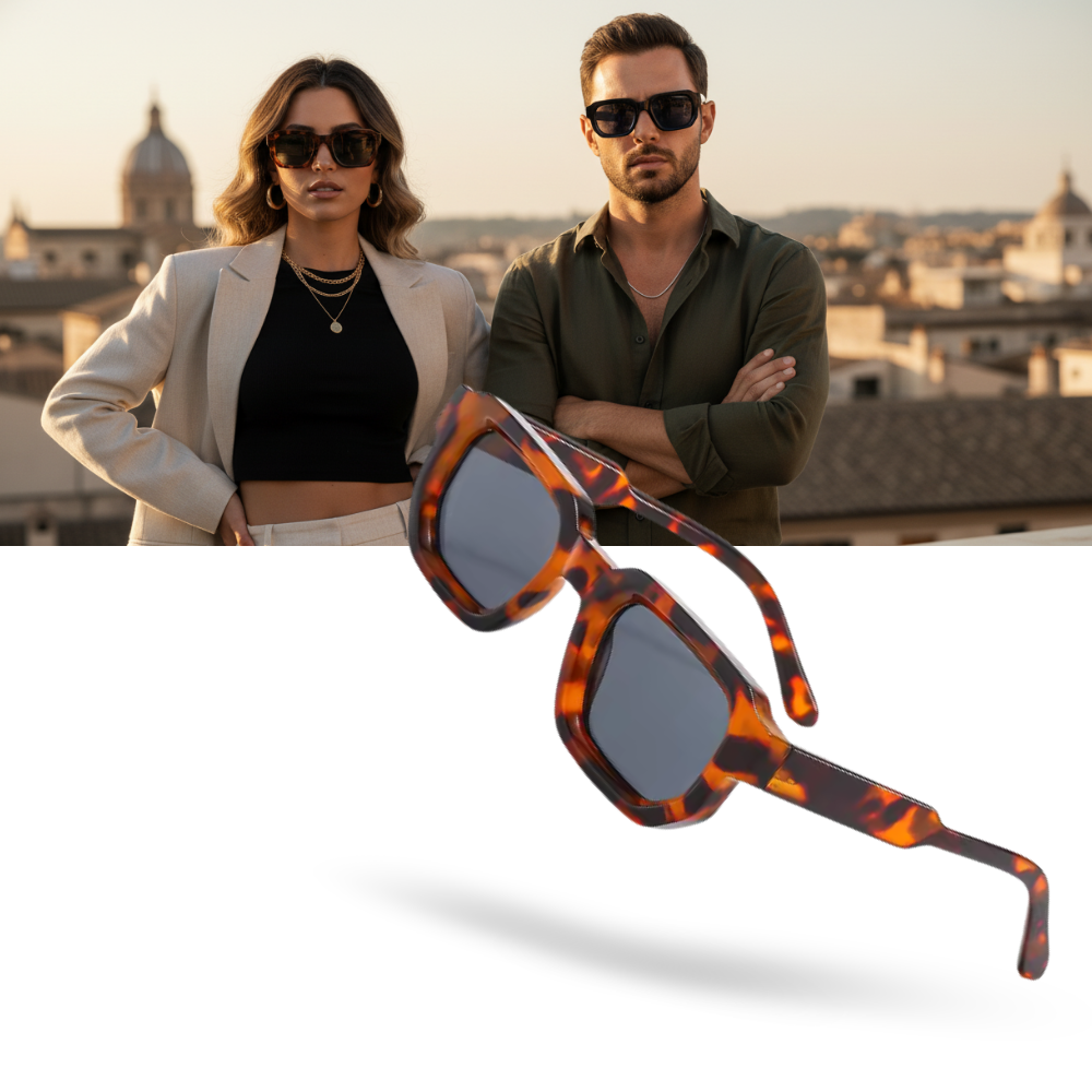 Bold Energy Rectangle UV Sunglasses