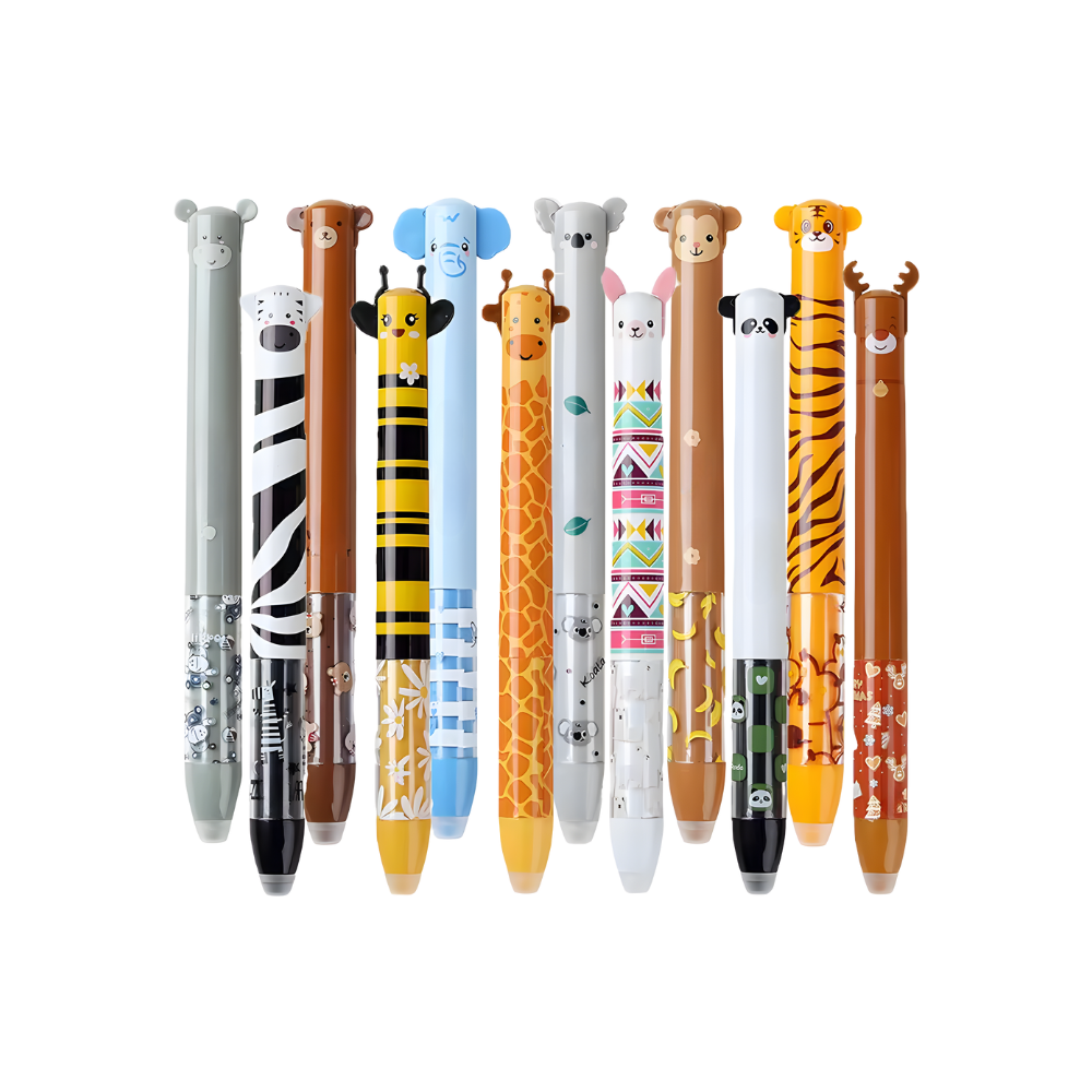 Cartoon Festive Heat Erase Pens