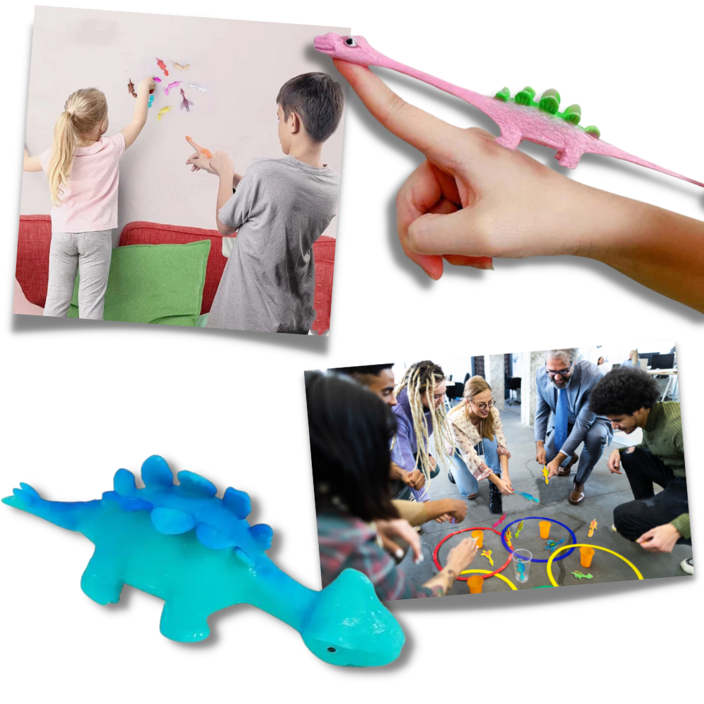 Sticky Slingshot Finger Dinosaur