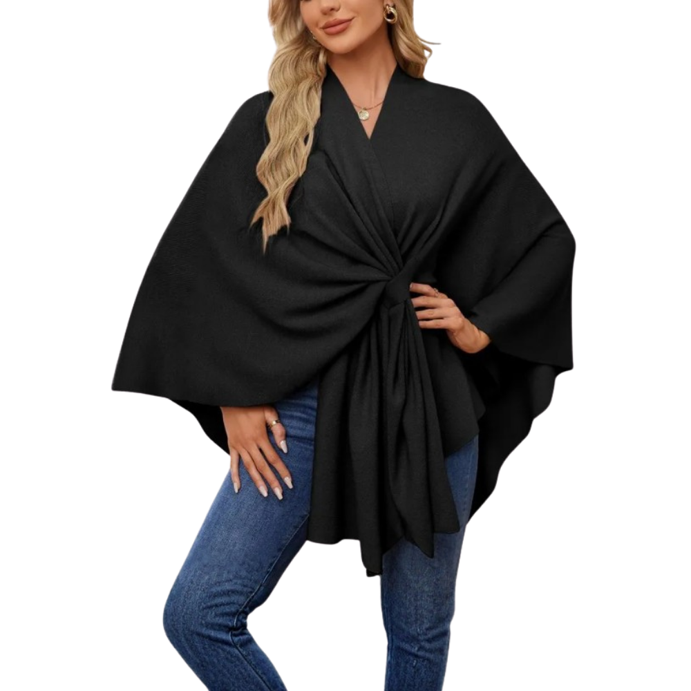 Chic Women Knitted Poncho