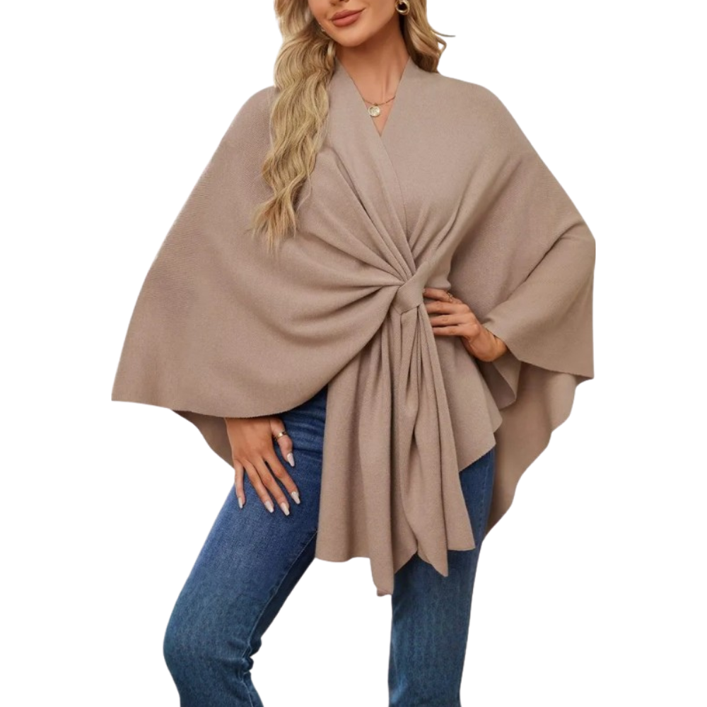 Chic Women Knitted Poncho