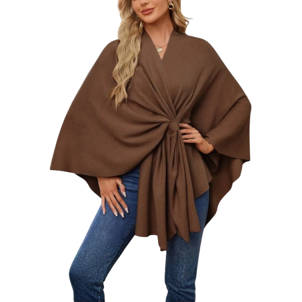 Chic Women Knitted Poncho