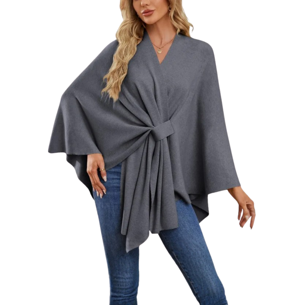 Chic Women Knitted Poncho