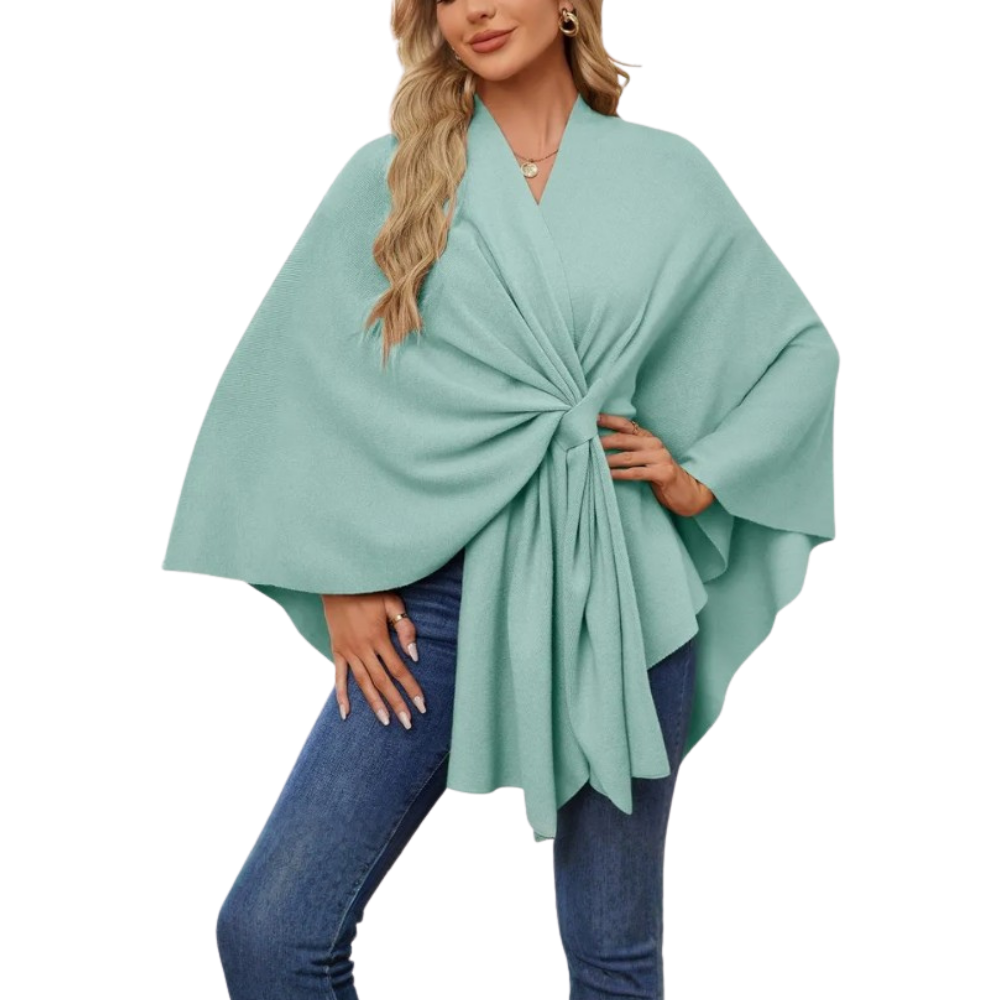 Chic Women Knitted Poncho