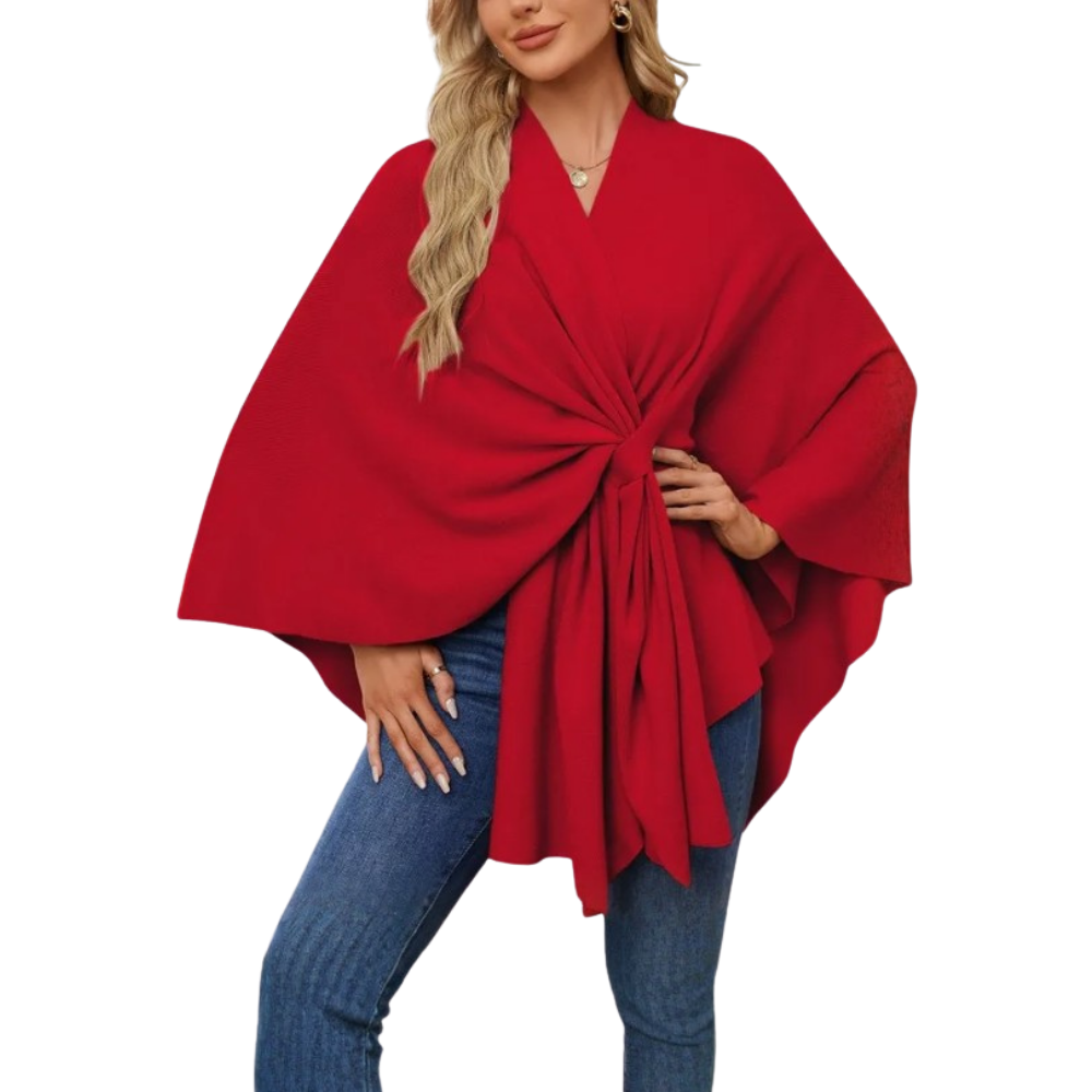 Chic Women Knitted Poncho