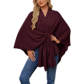 Chic Women Knitted Poncho