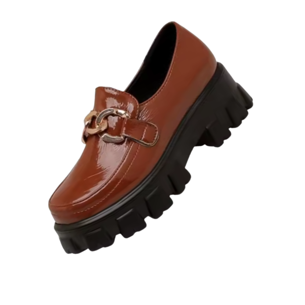 Chunky Stylish Leather Loafers