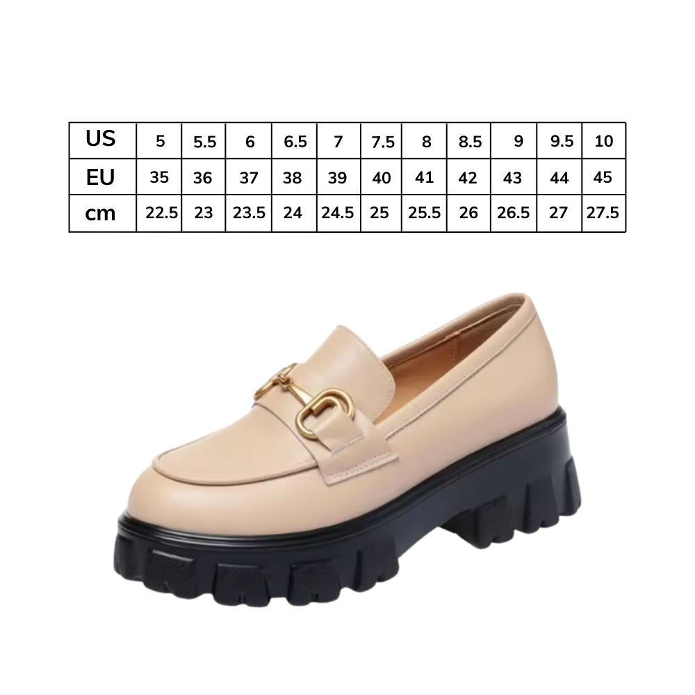 Chunky Stylish Leather Loafers