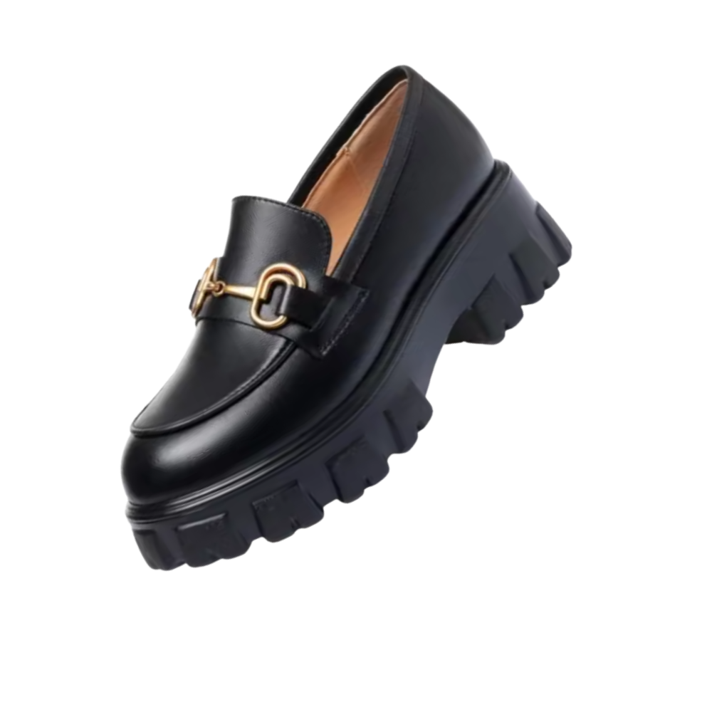 Chunky Stylish Leather Loafers