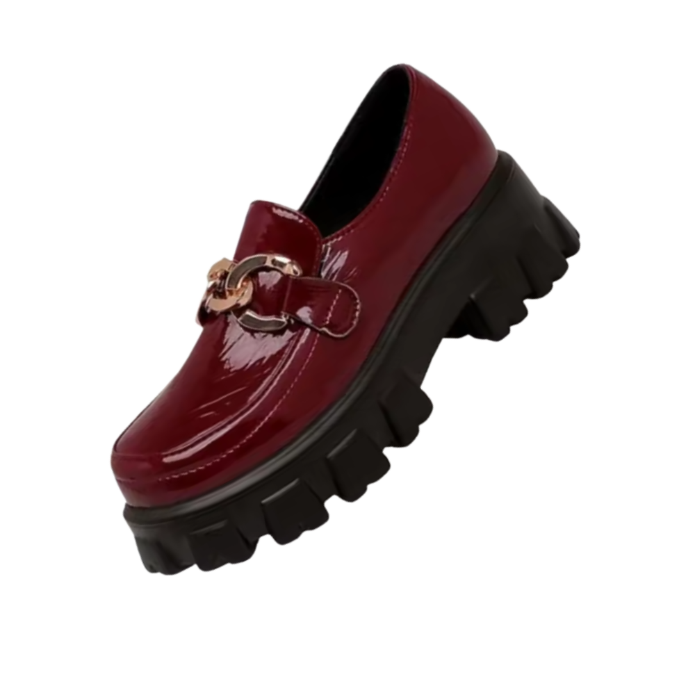 Chunky Stylish Leather Loafers