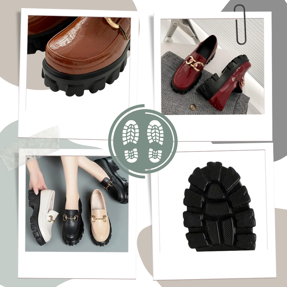 Chunky Stylish Leather Loafers