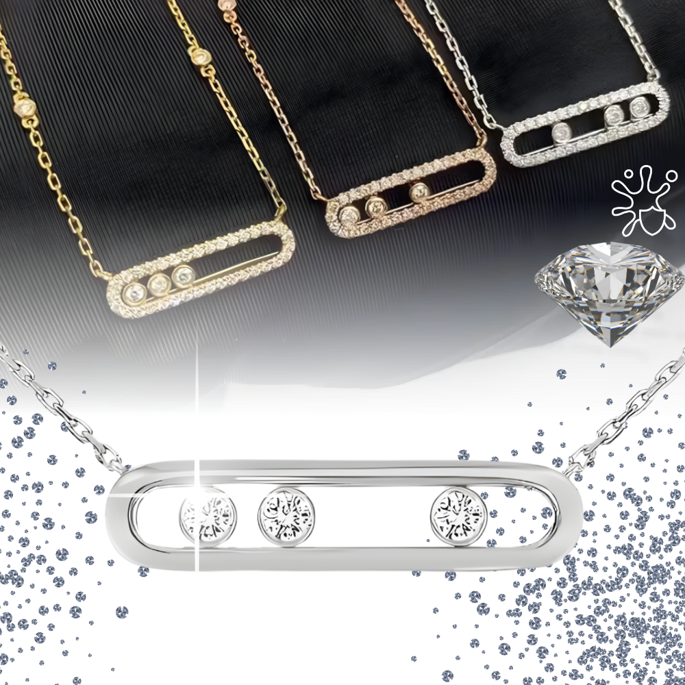 Classic Three Stone Necklace