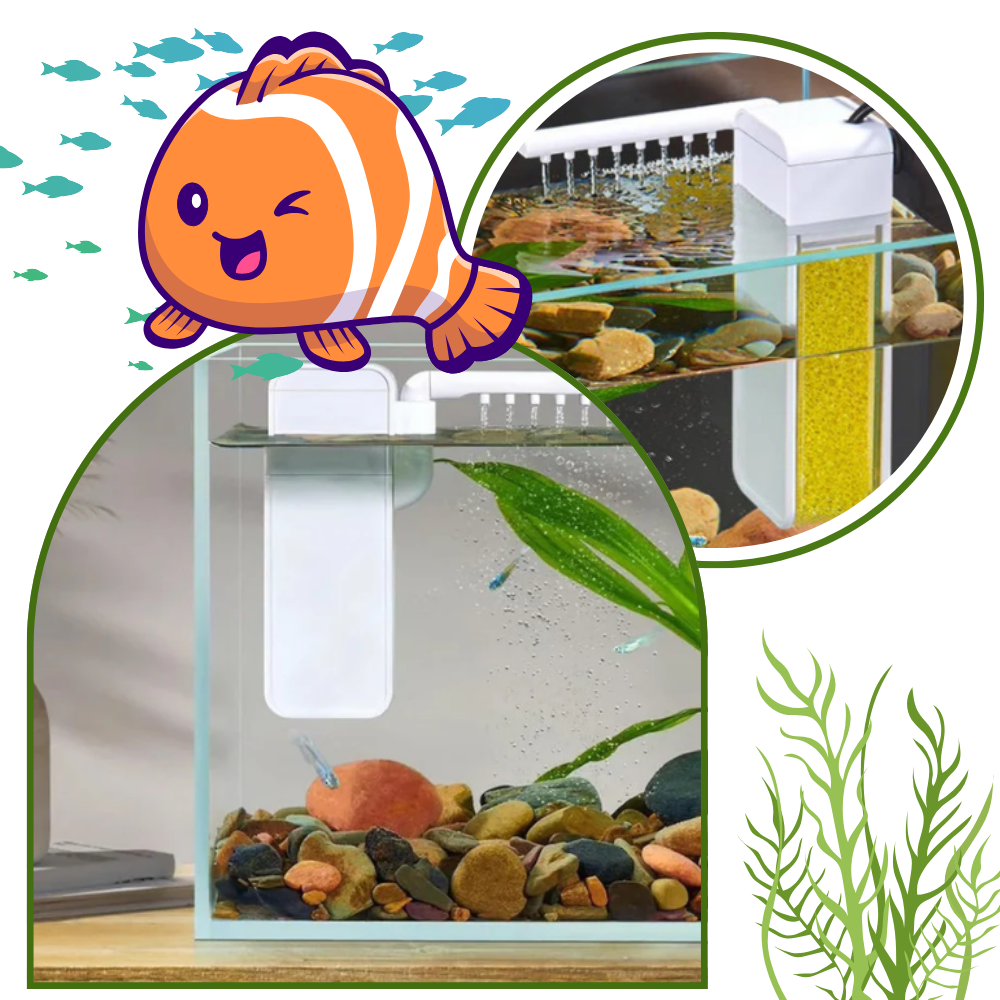 Clog-Resistant Fish Tank Filter Pump
