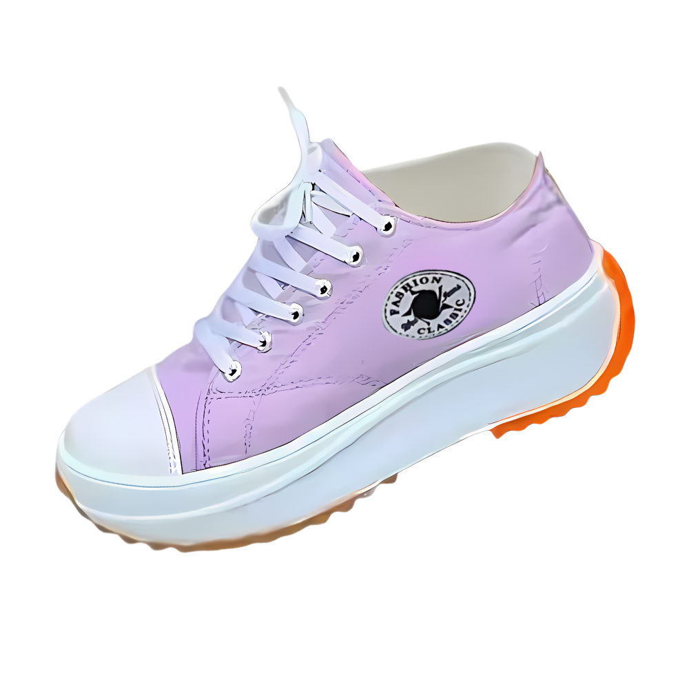 Comfortably Elevated Slip-Free Canvas Sneaker