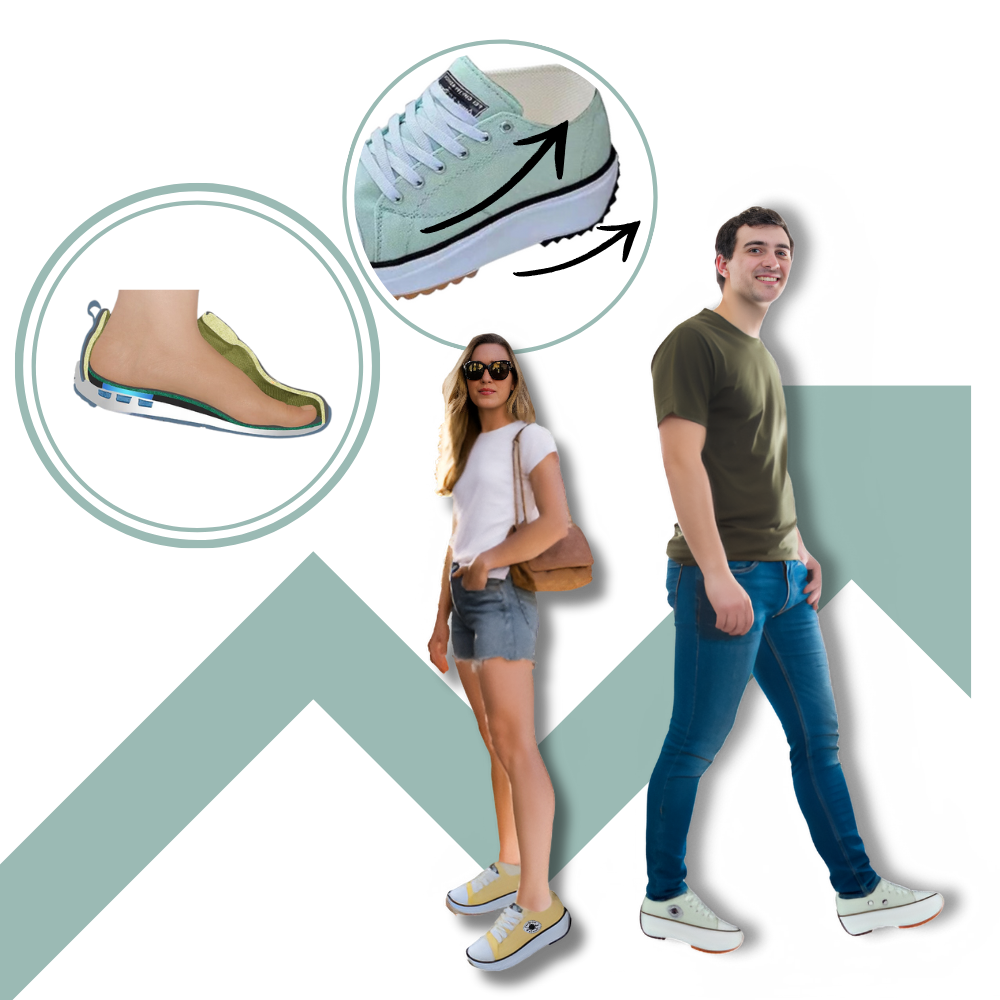Comfortably Elevated Slip-Free Canvas Sneaker