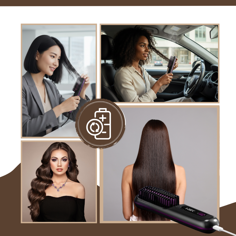 Confidence Boost Hair Straight Heat Brush