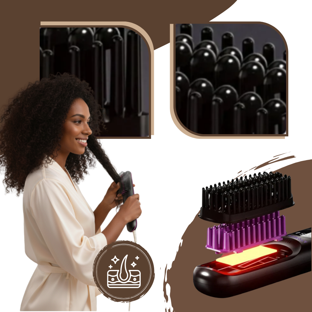 Confidence Boost Hair Straight Heat Brush