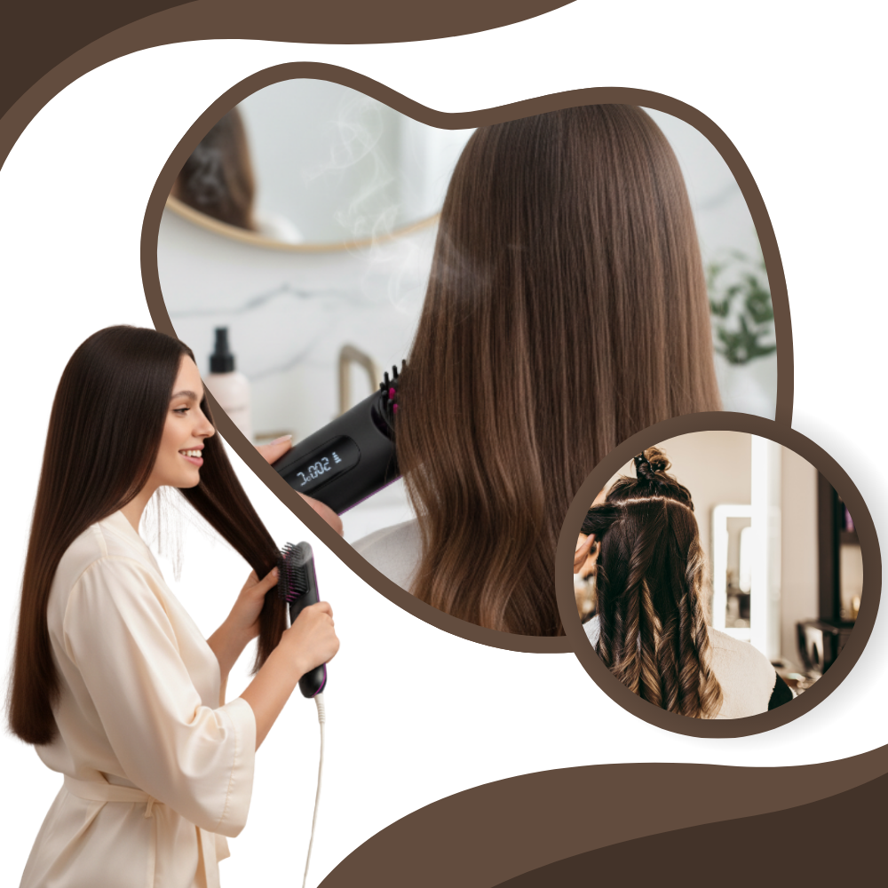 Confidence Boost Hair Straight Heat Brush