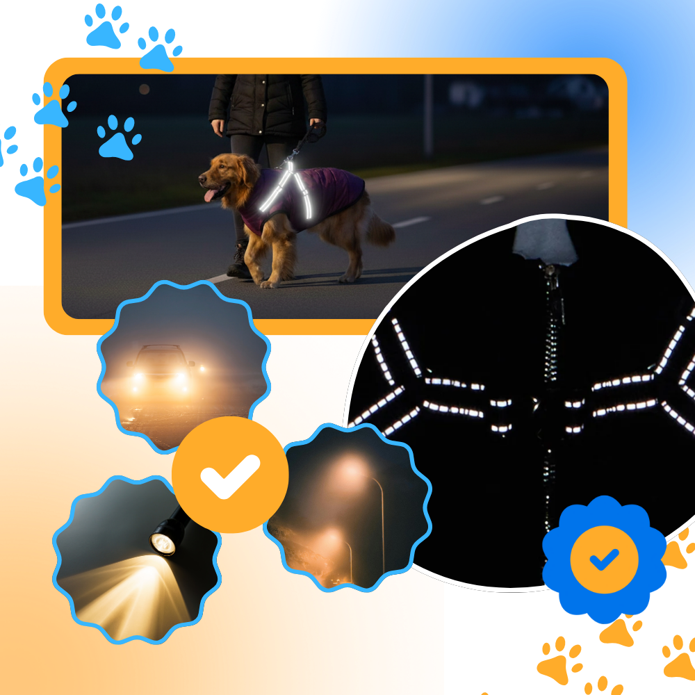 Cozy Dog Harness Winter Jacket