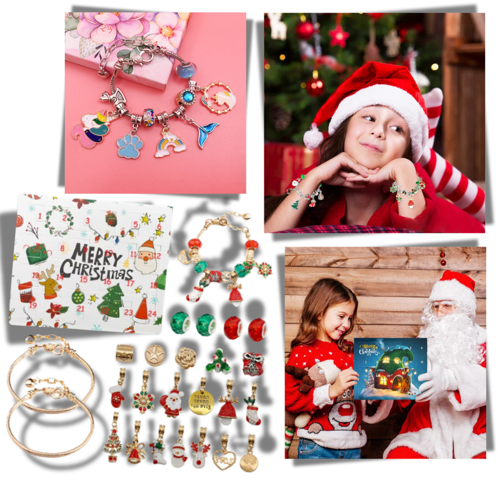 DIY Jewelry 24-day Countdown Advent Calendar