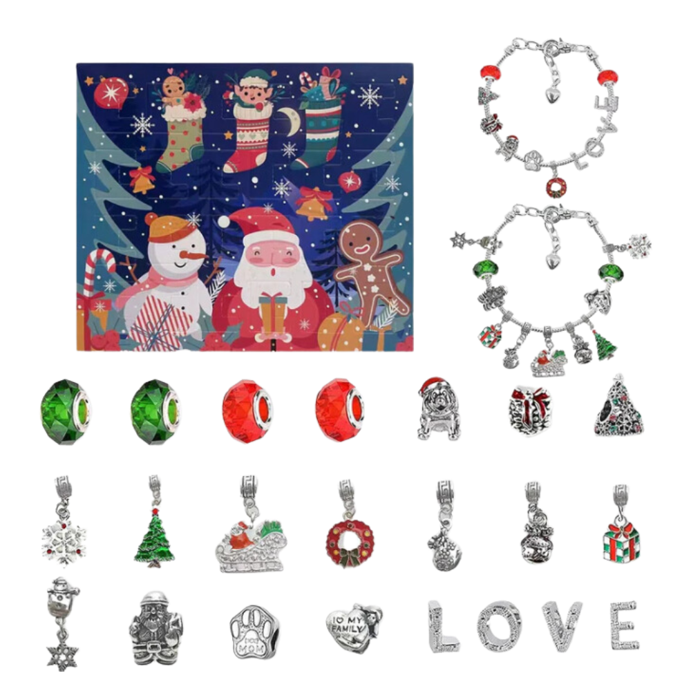 DIY Jewelry 24-day Countdown Advent Calendar