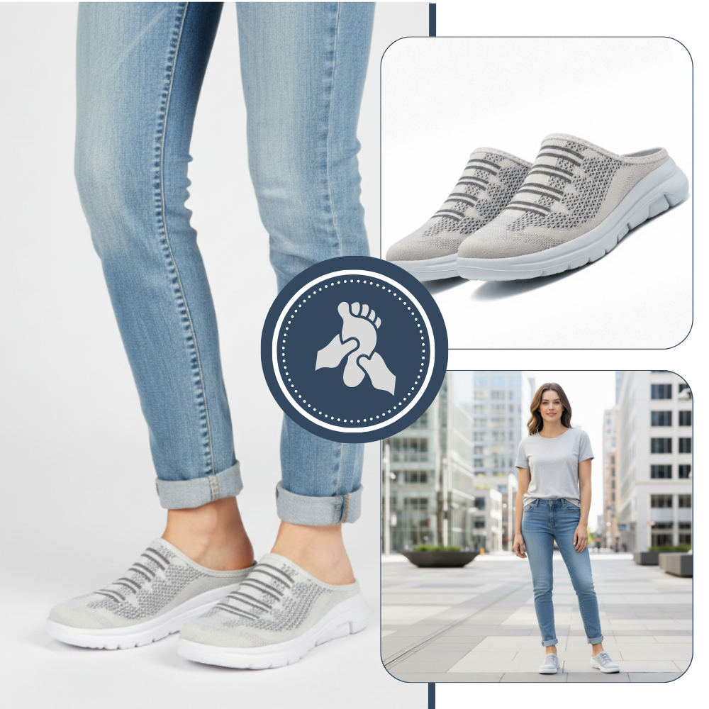 Easy Slip-On Comfort Flat Mules