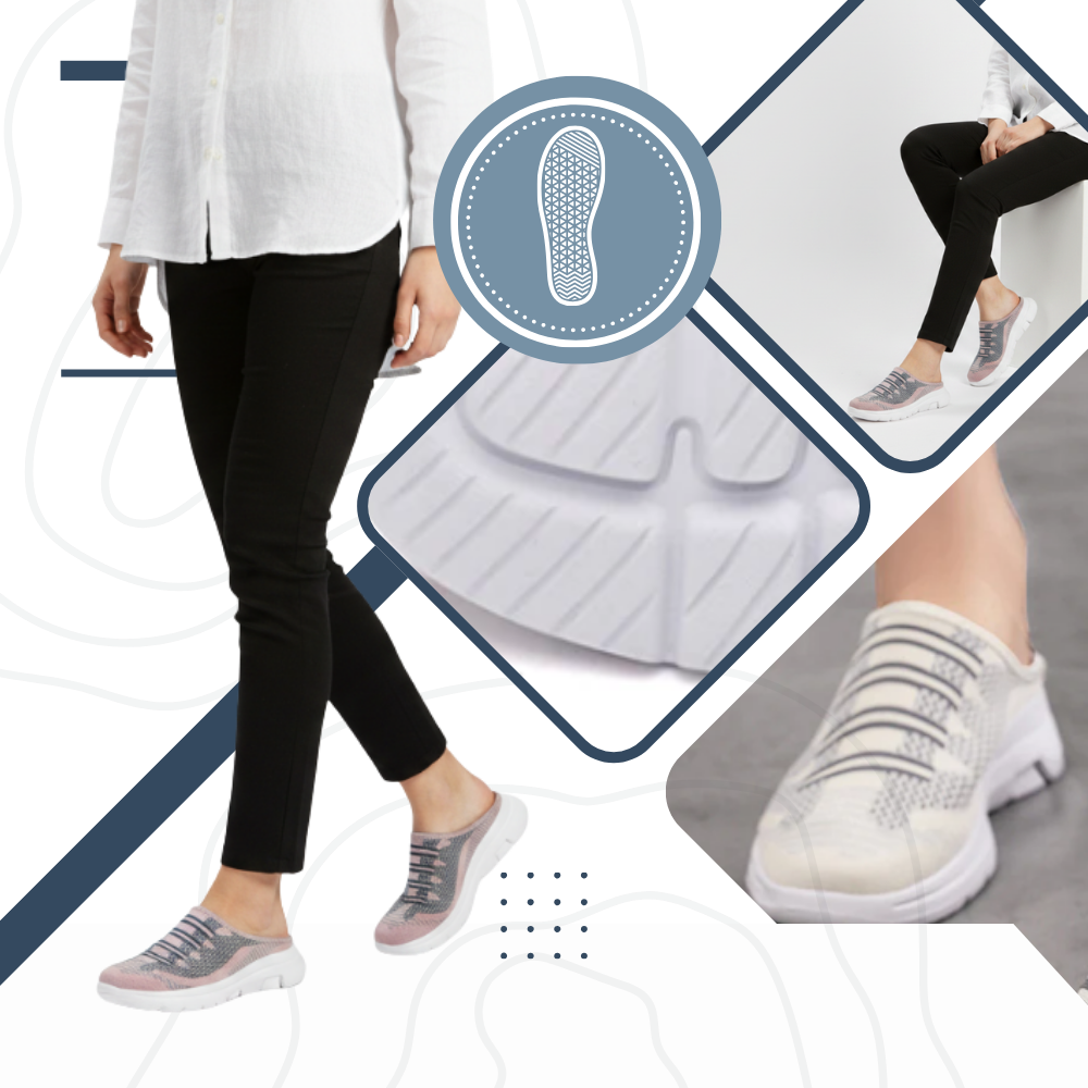 Easy Slip-On Comfort Flat Mules